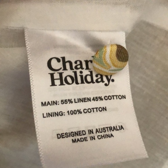 Charlie Holiday Harper Shirt Dress Forest Paisley Medium 6 - Picture 10 of 13